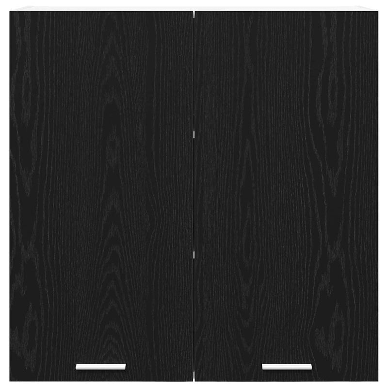 vidaXL Függő szekrény Riga Fekete tölgy 80 x 31 x 80 cm Faanyag