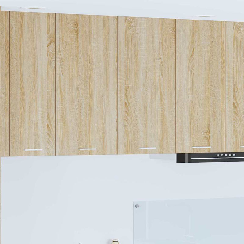 vidaXL Függő szekrény Riga Sonoma tölgy 80 x 31 x 80 cm Faanyag