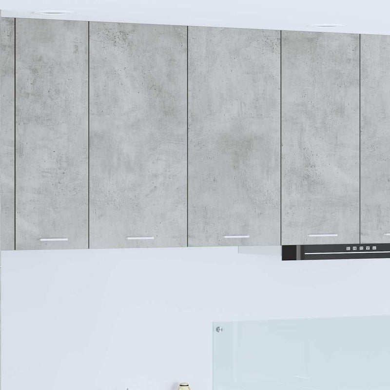 vidaXL Függő szekrény Riga Beton Szürke 80 x 31 x 80 cm Faanyag