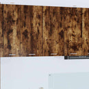 vidaXL Függő szekrény Riga Füstölt tölgy 80 x 31 x 80 cm Faanyag