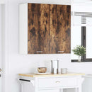 vidaXL Függő szekrény Riga Füstölt tölgy 80 x 31 x 80 cm Faanyag