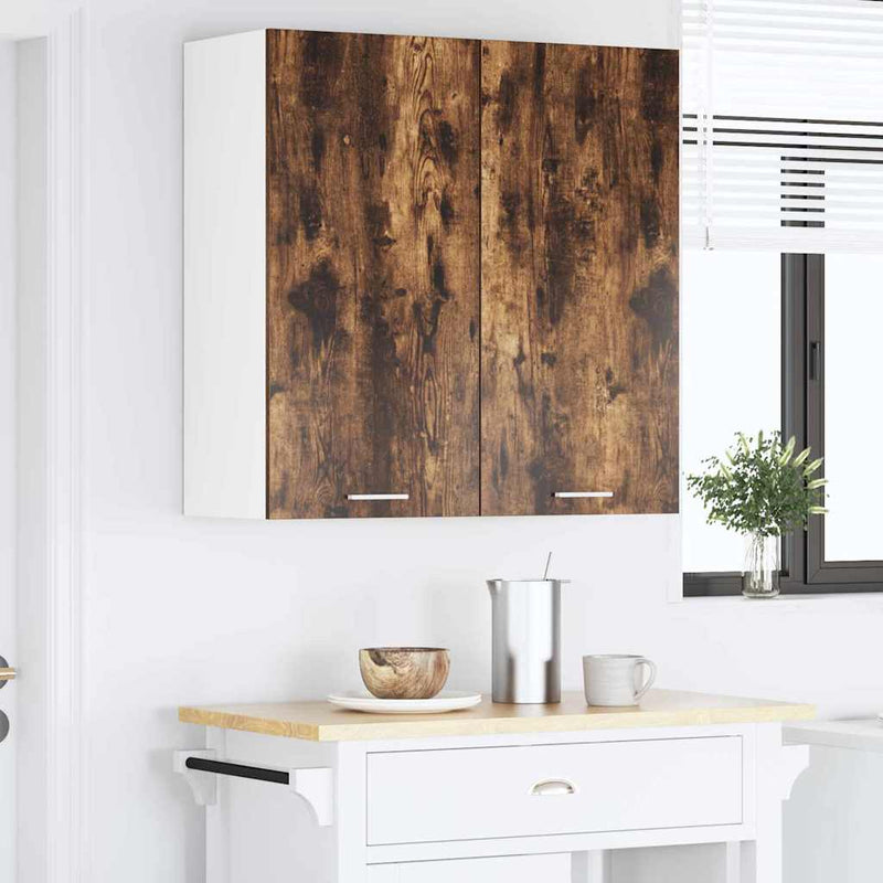 vidaXL Függő szekrény Riga Füstölt tölgy 80 x 31 x 80 cm Faanyag