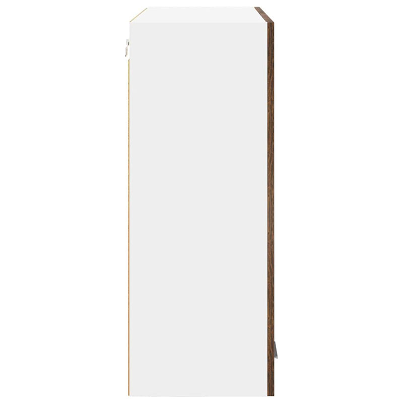 vidaXL Függő szekrény Riga Füstölt tölgy 80 x 31 x 80 cm Faanyag