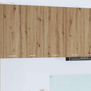 vidaXL Függő szekrény Riga Artisan tölgy 80 x 31 x 80 cm Faanyag