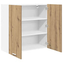 vidaXL Függő szekrény Riga Artisan tölgy 80 x 31 x 80 cm Faanyag