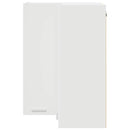 vidaXL Függő szekrény tárolóval Riga Fehér 57 x 57 x 80 cm Faanyag