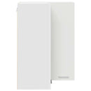 vidaXL Függő szekrény tárolóval Riga Fehér 57 x 57 x 80 cm Faanyag
