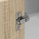 vidaXL Függő szekrény Riga Sonoma tölgy és fehér 57 x 57 x 80 cm