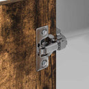 vidaXL Függő szekrény Riga Füstölt tölgy és fehér 57 x 57 x 80 cm