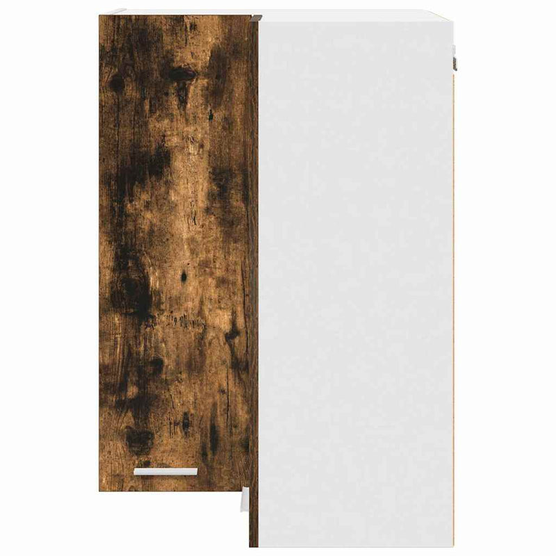 vidaXL Függő szekrény Riga Füstölt tölgy és fehér 57 x 57 x 80 cm