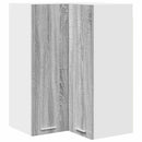 vidaXL Függő szekrény Szürke Sonoma és fehér 57 x 57 x 80 cm Faanyag