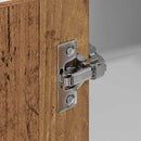 vidaXL Függő szekrény Riga Régi fa és fehér 57 x 57 x 80 cm Faanyag