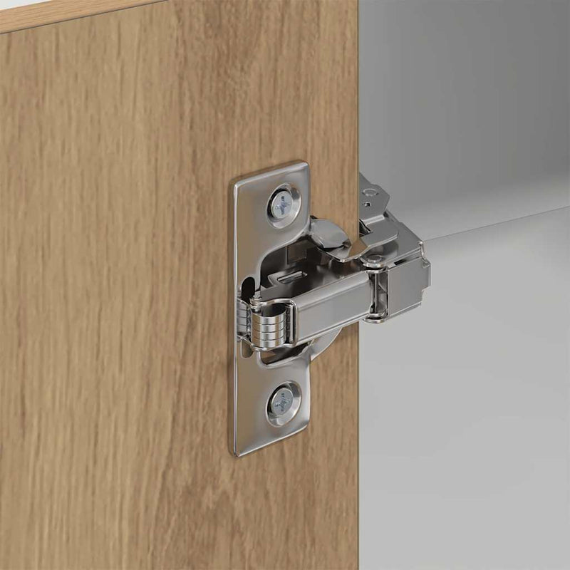 vidaXL Függő szekrény Riga Artisan tölgy és fehér 57 x 57 x 80 cm