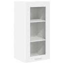 vidaXL Függő szekrény tárolóval 2 pcs Fehér 40 x 31 x 80 cm Faanyag