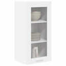 vidaXL Függő szekrény tárolóval 2 pcs Fehér 40 x 31 x 80 cm Faanyag