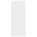 vidaXL Függő szekrény tárolóval 2 pcs Fehér 40 x 31 x 80 cm Faanyag