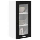 vidaXL Függő szekrény 2 pcs Fekete tölgy 40 x 31 x 80 cm Faanyag