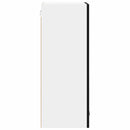 vidaXL Függő szekrény Riga 2 pcs Fekete tölgy 40 x 31 x 80 cm Faanyag