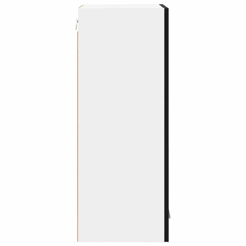 vidaXL Függő szekrény Riga 2 pcs Fekete tölgy 40 x 31 x 80 cm Faanyag