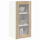 vidaXL Függő szekrény 2 pcs Sonoma tölgy 40 x 31 x 80 cm Faanyag