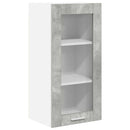 vidaXL Függő szekrény 2 pcs Beton Szürke 40 x 31 x 80 cm Faanyag