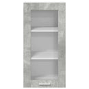 vidaXL Függő szekrény 2 pcs Beton Szürke 40 x 31 x 80 cm Faanyag