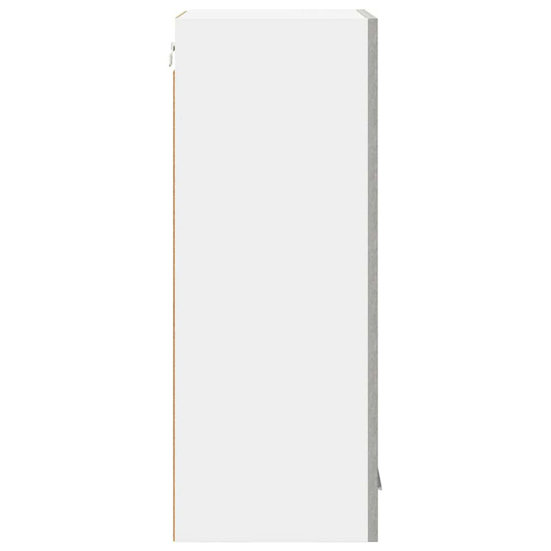 vidaXL Függő szekrény Riga 2 pcs Beton Szürke 40 x 31 x 80 cm Faanyag