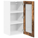 vidaXL Függő szekrény 2 pcs Füstölt tölgy 40 x 31 x 80 cm Faanyag