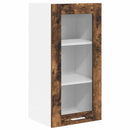 vidaXL Függő szekrény 2 pcs Füstölt tölgy 40 x 31 x 80 cm Faanyag