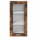 vidaXL Függő szekrény 2 pcs Füstölt tölgy 40 x 31 x 80 cm Faanyag