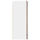 vidaXL Függő szekrény Riga 2 pcs Füstölt tölgy 40 x 31 x 80 cm Faanyag