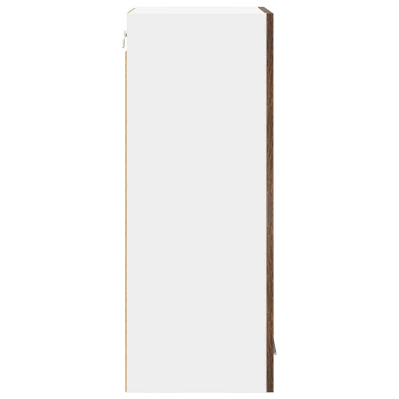 vidaXL Függő szekrény Riga 2 pcs Füstölt tölgy 40 x 31 x 80 cm Faanyag