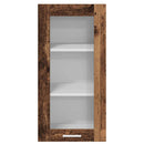 vidaXL Függő szekrény Riga 2 pcs Öreg fa 40 x 31 x 80 cm Faanyag