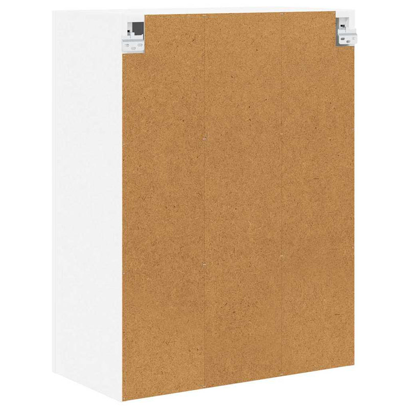 vidaXL Függő szekrény tárolóval Riga Fehér 60 x 31 x 80 cm Faanyag