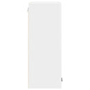 vidaXL Függő szekrény tárolóval ajtóval Fehér 60 x 31 x 80 cm Faanyag