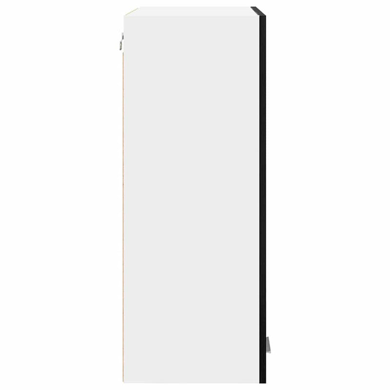 vidaXL Függő szekrény Riga Fekete tölgy 60 x 31 x 80 cm Faanyag