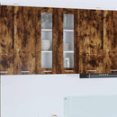 vidaXL Függő szekrény Riga Füstölt tölgy 60 x 31 x 80 cm Faanyag