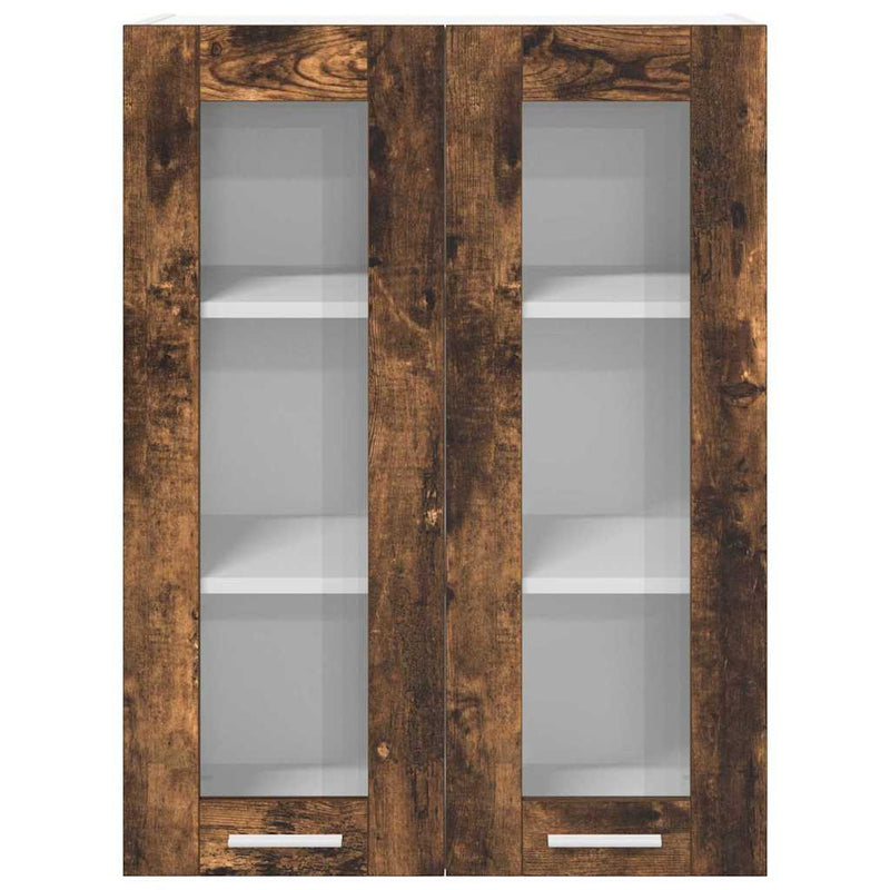 vidaXL Függő szekrény Riga Füstölt tölgy 60 x 31 x 80 cm Faanyag