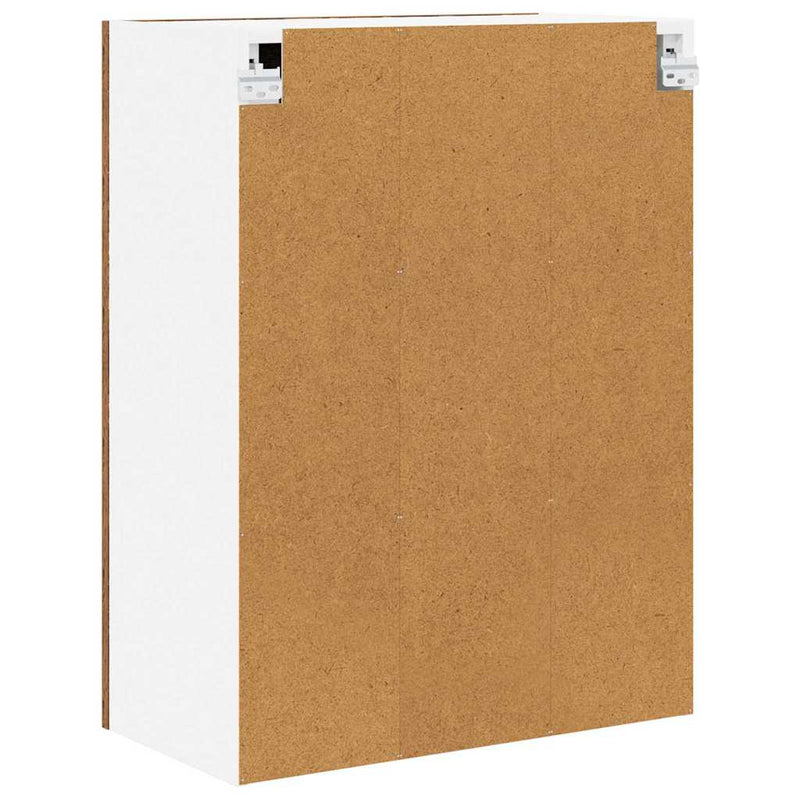 vidaXL Függő szekrény tárolóval Riga Öreg fa 60 x 31 x 80 cm Faanyag