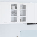 vidaXL Függő szekrény tárolóval Riga Fehér 80 x 31 x 80 cm Faanyag