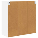 vidaXL Függő szekrény tárolóval Riga Fehér 80 x 31 x 80 cm Faanyag