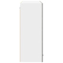 vidaXL Függő szekrény Riga Beton Szürke 80 x 31 x 80 cm Faanyag