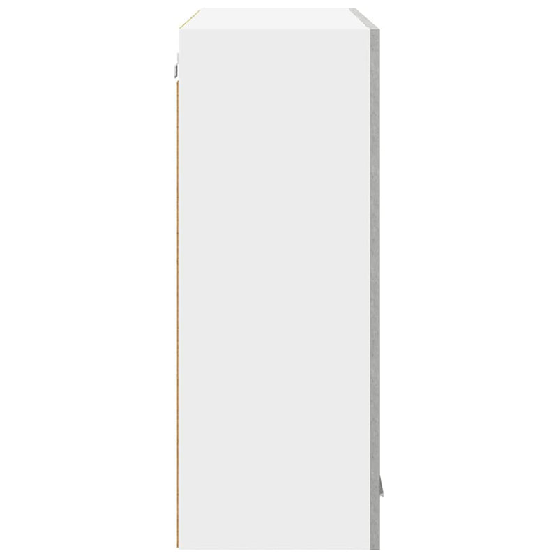 vidaXL Függő szekrény Riga Beton Szürke 80 x 31 x 80 cm Faanyag