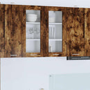 vidaXL Függő szekrény Riga Füstölt tölgy 80 x 31 x 80 cm Faanyag