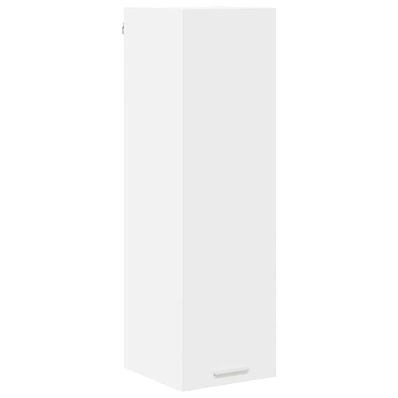 vidaXL Függő szekrény tárolóval Riga Fehér 30 x 31 x 100 cm Faanyag