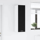 vidaXL Függő szekrény tárolóval Fekete tölgy 30 x 31 x 100 cm Faanyag