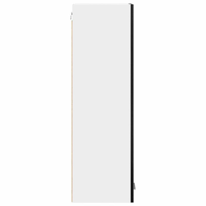 vidaXL Függő szekrény Riga Fekete tölgy 30 x 31 x 100 cm Faanyag