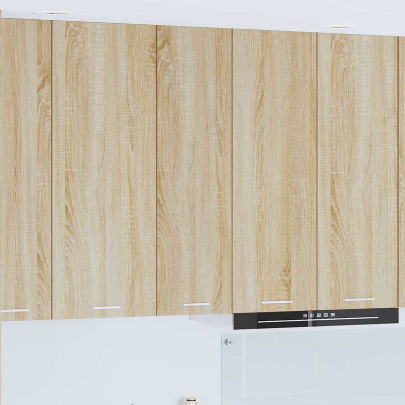 vidaXL Függő szekrény Riga Sonoma tölgy 30 x 31 x 100 cm Faanyag