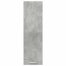 vidaXL Függő szekrény tárolóval Beton Szürke 30 x 31 x 100 cm Faanyag