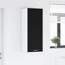 vidaXL Függő szekrény tárolóval Fekete tölgy 40 x 31 x 100 cm Faanyag